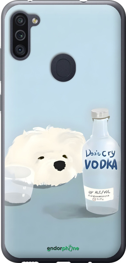 2D пластиковый чехол Пес водка для Samsung Galaxy M11 M115F - 6368t-1905 изображение 