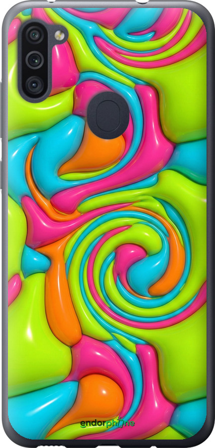 Силиконовый чехол Y2K Jelly Dream для Samsung Galaxy A11 A115F - 6780u-2012 изображение 