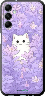TPU чехол Котик в цветах для Samsung Galaxy M14 M146B - 6390b-3038 изображение 