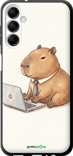 TPU чехол Funny Capybara CEO Working для Samsung Galaxy M14 M146B - 6777b-3038 изображение 