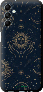 TPU чехол Celestial Harmony: Sun & Moon Gold Mystic Pattern для Samsung Galaxy M14 M146B - 6778b-3038 изображение 