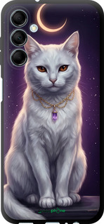 TPU чехол Mystic White Cat Gothic Dark Purple Gold для Samsung Galaxy M14 M146B - 6805b-3038 изображение 