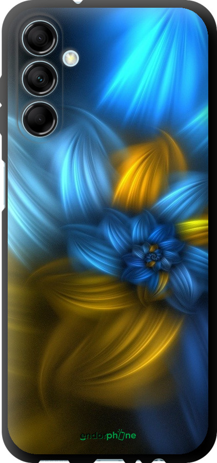 

TPU чорний чохол "Візерунок 46" для Samsung Galaxy M14 M146B, Синій
