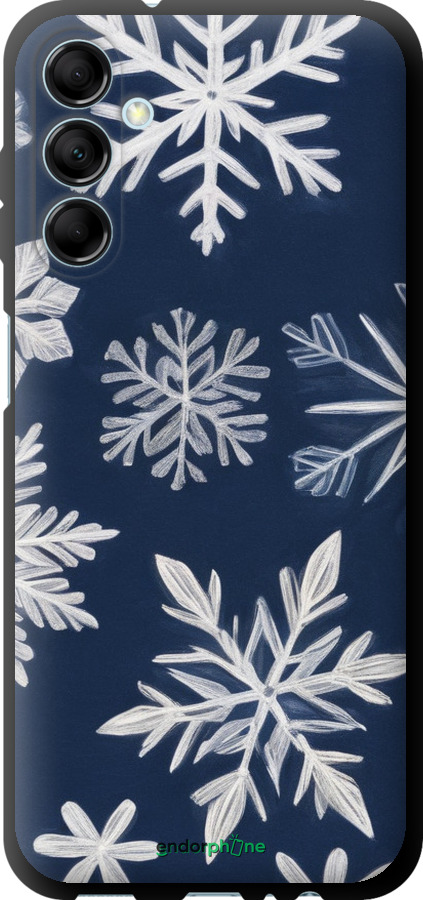 TPU чехол Сніжинки для Samsung Galaxy M14 M146B - 5821b-3038 изображение 