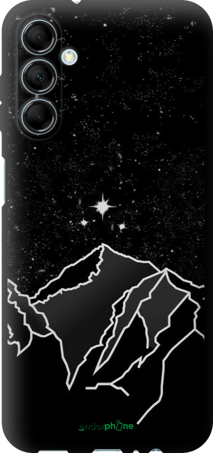 TPU чехол Мінімалістичний гірський краєвид для Samsung Galaxy M14 M146B - 6438b-3038 изображение 