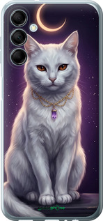 Силиконовый чехол Mystic White Cat Gothic Dark Purple Gold для Samsung Galaxy M14 M146B - 6805u-3038 изображение 