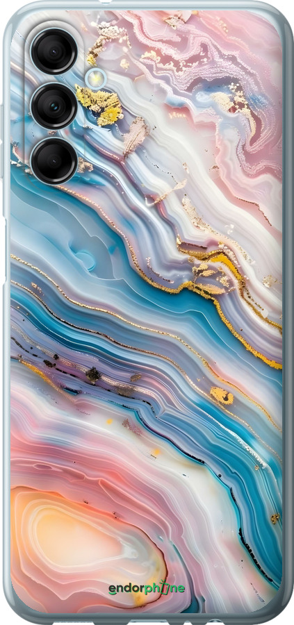 Силиконовый чехол Мрамор красивый для Samsung Galaxy M14 M146B - 6376u-3038 изображение 