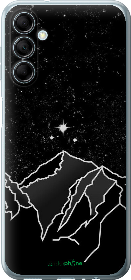 Силиконовый чехол Минималистический горный пейзаж для Samsung Galaxy M14 M146B - 6438u-3038 изображение 