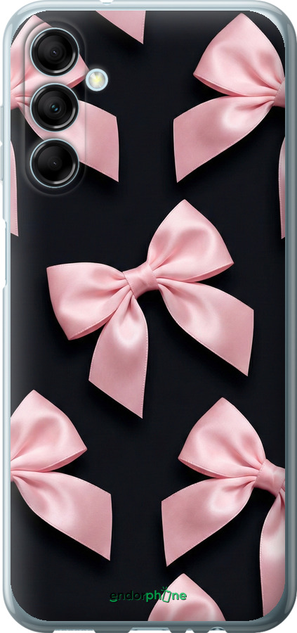 Силіконовий чехол Coquette Ribbons Dark Coquette для Samsung Galaxy M14 M146B - 6767u-3038 изображение 