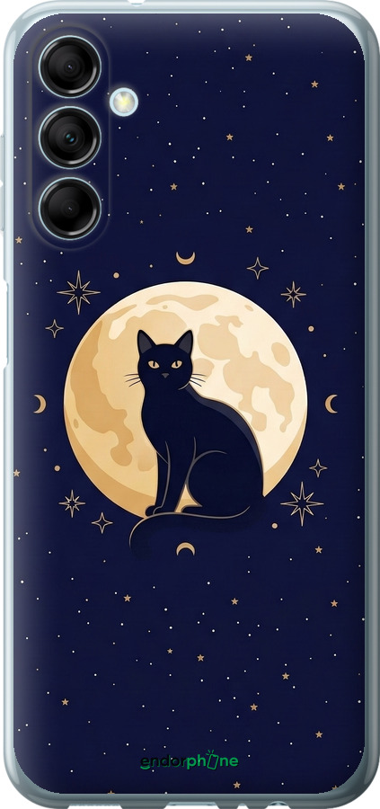 Силиконовый чехол Cute Cat Celestial/Witchy для Samsung Galaxy M14 M146B - 6787u-3038 изображение 