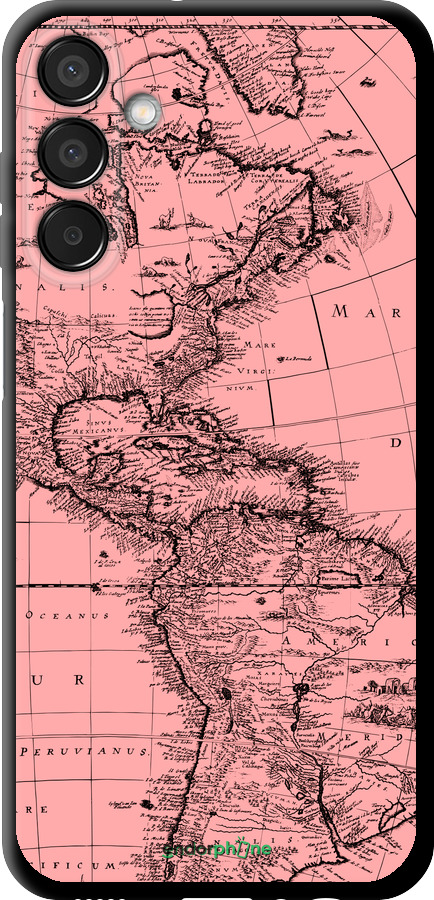 TPU чехол Карта для Samsung Galaxy F15 - 4794b-3756 изображение 