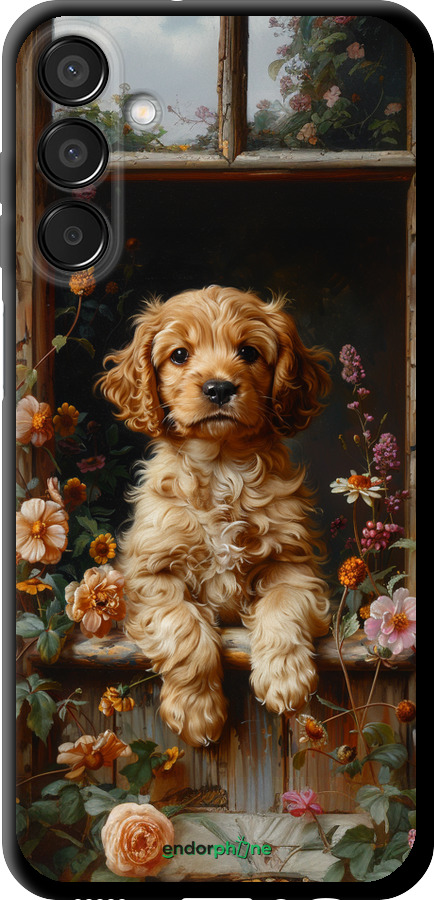 TPU чехол Щенок cocker spaniel для Samsung Galaxy F15 - 6136b-3756 изображение 