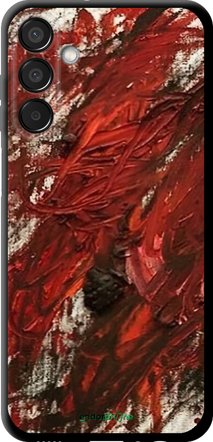 TPU чехол Абстрактна композиція в червоних тонах для Samsung Galaxy F15 - 6541b-3756 изображение 