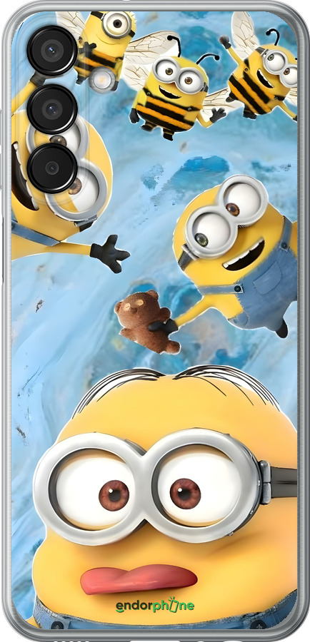 Силіконовий чехол Миньоны для Samsung Galaxy M15 - 6386u-3684 изображение 