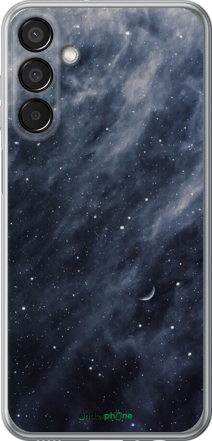 Силиконовый чехол Голубые облака, Голубая луна для Samsung Galaxy M15 - 6398u-3684 изображение 