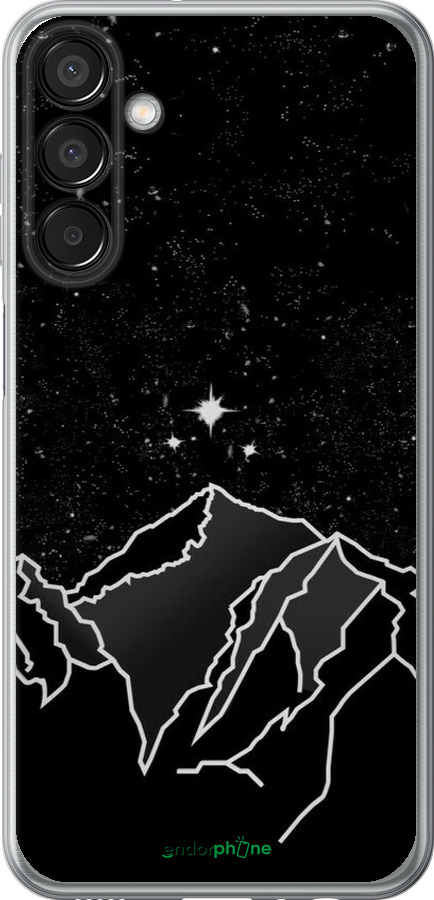 Силиконовый чехол Минималистический горный пейзаж для Samsung Galaxy F15 - 6438u-3756 изображение 