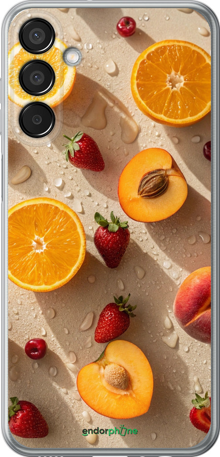 Силиконовый чехол Фрукты 3 для Samsung Galaxy F15 - 6703u-3756 изображение 