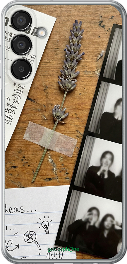 Силиконовый чехол Aesthetic Scrapbook Collage для Samsung Galaxy M15 - 6773u-3684 изображение 