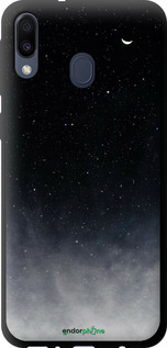 TPU чехол Голубые облака, Голубая луна для Samsung Galaxy M20 - 6396b-1660 изображение 