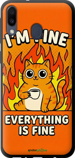 TPU чехол Funny Cat для Samsung Galaxy M20 - 6786b-1660 изображение 