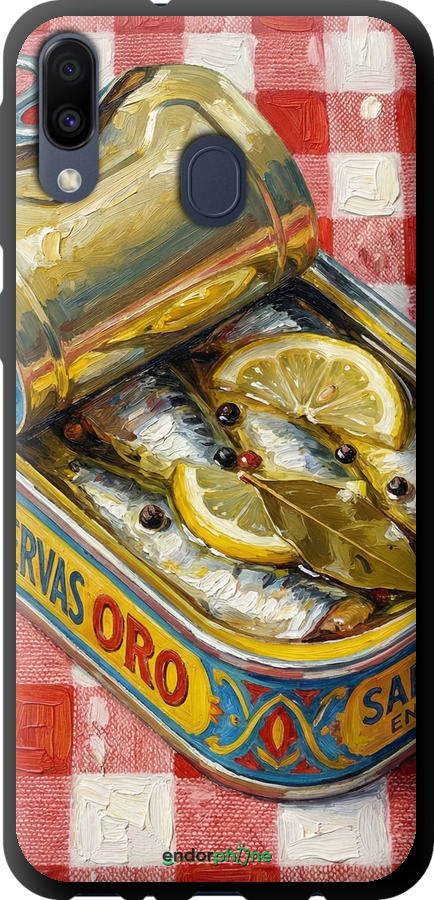 TPU чехол Vintage Sardine Tin Phone для Samsung Galaxy M20 - 6772b-1660 изображение 