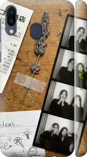 3D пластиковый матовый чехол 'Aesthetic Scrapbook Collage' для Samsung Galaxy M20 изображение 17