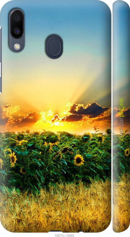 

3D пластиковий матовий чохол "Україна" для Samsung Galaxy M20