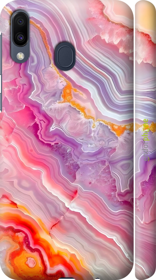 3D пластиковий матовий чехол Мрамор 2 для Samsung Galaxy M20 - 6307m-1660 изображение 