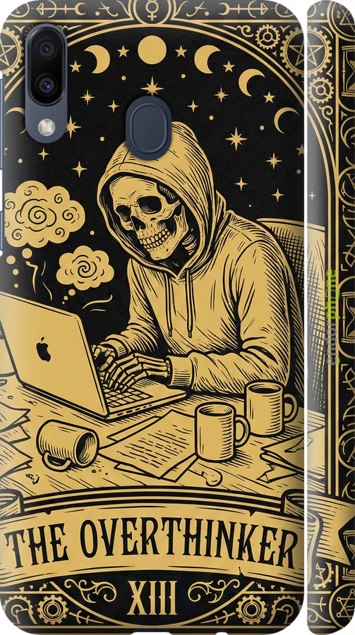 3D пластиковий матовий чехол The Overthinker для Samsung Galaxy M20 - 6774m-1660 изображение 