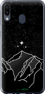 Силиконовый чехол Минималистический горный пейзаж для Samsung Galaxy M20 - 6438u-1660 изображение 