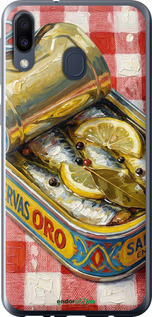2D пластиковый чехол Vintage Sardine Tin Phone для Samsung Galaxy M20 - 6772t-1660 изображение 