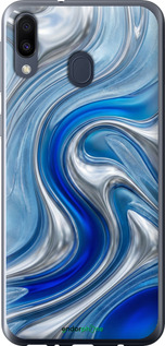 Силіконовий чехол Liquid Chrome для Samsung Galaxy M20 - 6781u-1660 изображение 