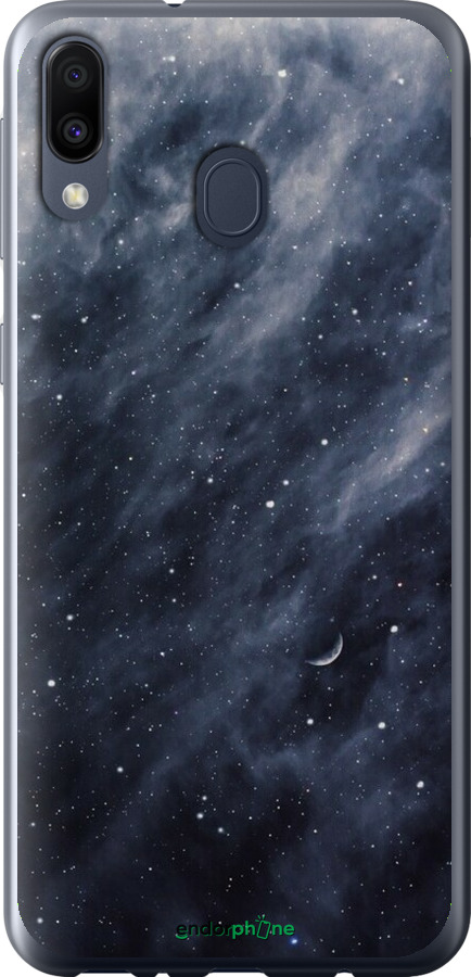 2D пластиковий чехол Сині хмари, Синій місяць для Samsung Galaxy M20 - 6398t-1660 изображение 
