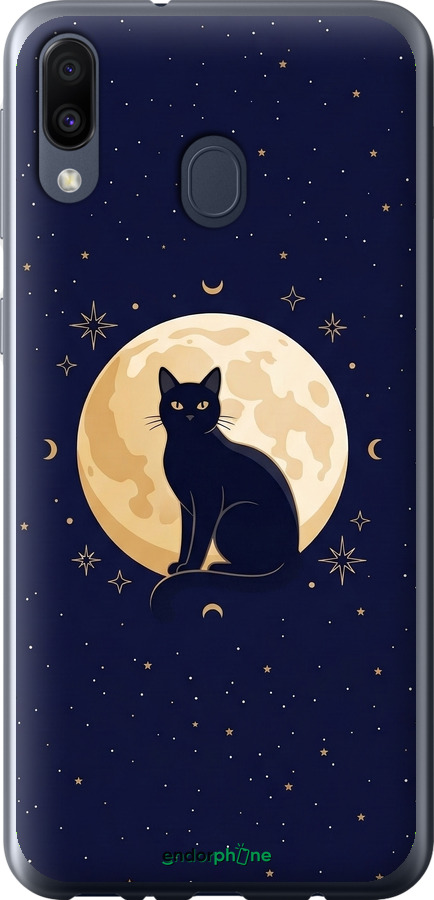 2D пластиковий чехол Cute Cat Celestial/Witchy для Samsung Galaxy M20 - 6787t-1660 изображение 