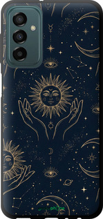 TPU чехол Celestial Harmony: Sun & Moon Gold Mystic Pattern для Samsung Galaxy M13 M135 - 6778b-2765 изображение 