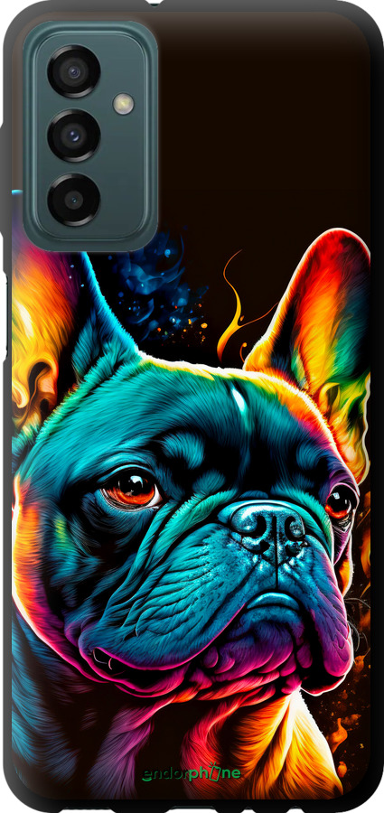 TPU чехол Яркий бульдог для Samsung Galaxy M13 M135 - 5547b-2765 изображение 