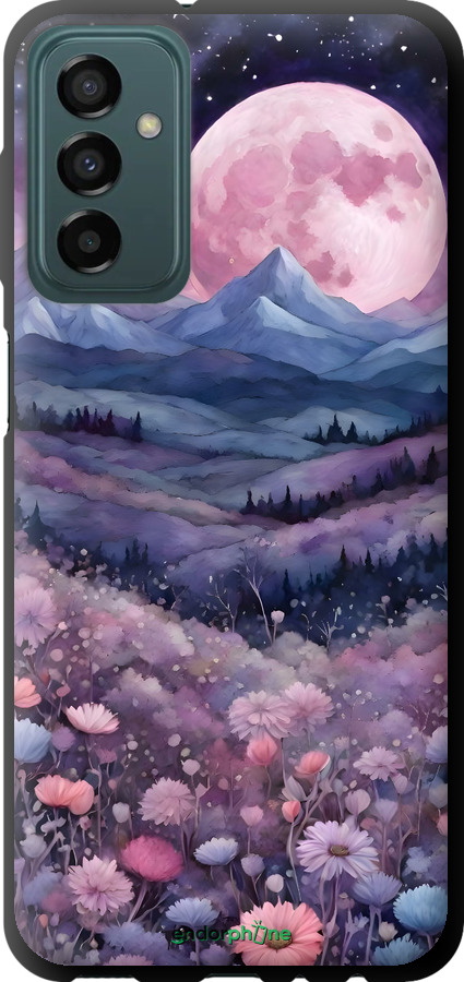 TPU чехол Ніч місяць арт для Samsung Galaxy M13 M135 - 6319b-2765 изображение 