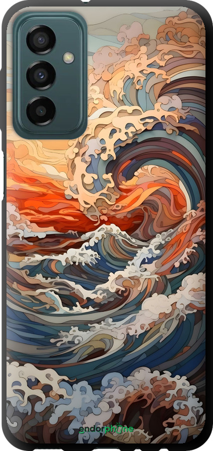TPU чехол Арт хвилі для Samsung Galaxy M13 M135 - 6324b-2765 изображение 
