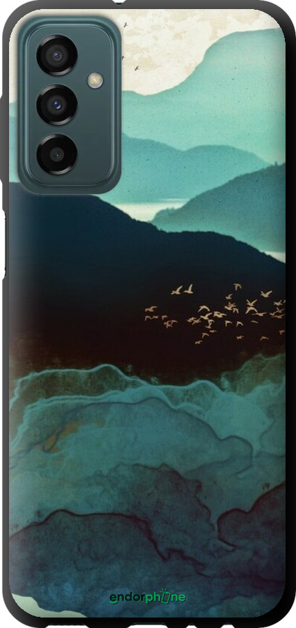 TPU чехол С изображением гор Индиго для Samsung Galaxy M13 M135 - 6484b-2765 изображение 