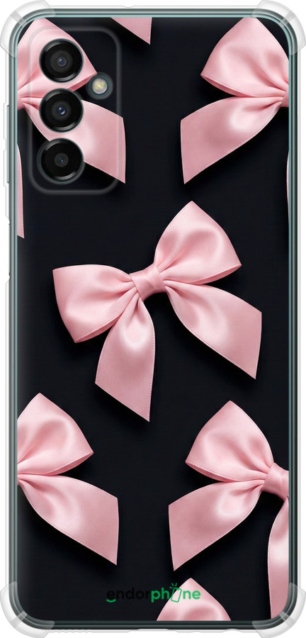 Силикон с усиленными углами чехол Coquette Ribbons Dark Coquette для Samsung Galaxy M13 M135 - 6767sp-2765 изображение 