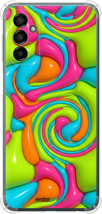 Силикон с усиленными углами чехол Y2K Jelly Dream для Samsung Galaxy M13 M135 - 6780sp-2765 изображение 