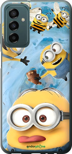Силиконовый чехол Миньоны для Samsung Galaxy M13 M135 - 6386u-2765 изображение 