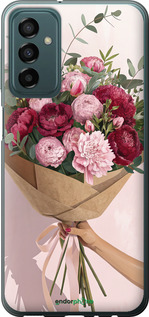 Силиконовый чехол Пионы 1 для Samsung Galaxy M23 M236B - 6705u-2632 изображение 