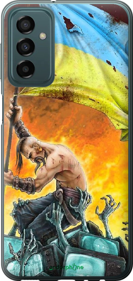 

Силіконовий чохол "Сильна Україна" для Samsung Galaxy M23 M236B, Синій