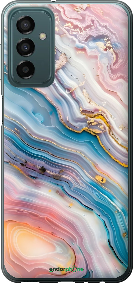 Силіконовий чехол Мрамор красивый для Samsung Galaxy M13 M135 - 6376u-2765 изображение 
