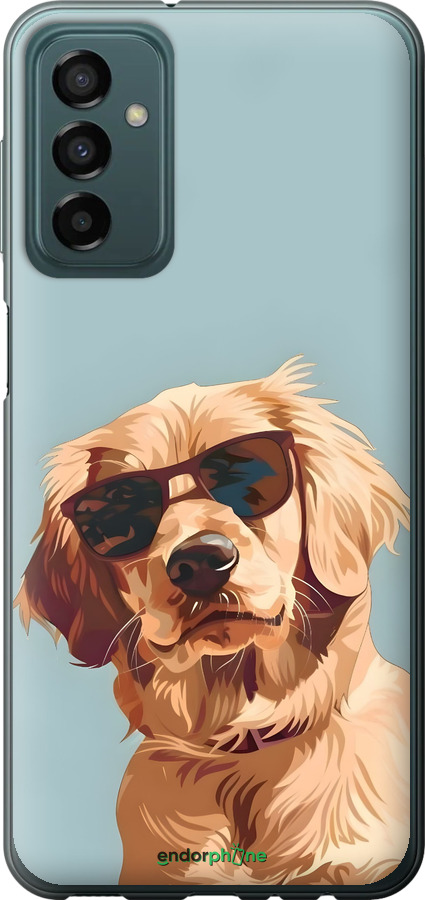 Силіконовий чехол Пес в очках для Samsung Galaxy M23 M236B - 6381u-2632 изображение 