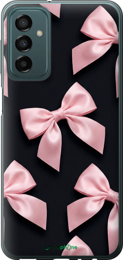 Силиконовый чехол Coquette Ribbons Dark Coquette для Samsung Galaxy M13 M135 - 6767u-2765 изображение 