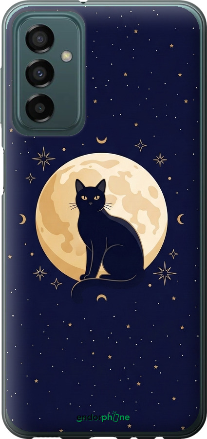 Силиконовый чехол Cute Cat Celestial/Witchy для Samsung Galaxy M23 M236B - 6787u-2632 изображение 