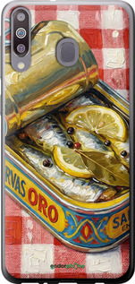 Силиконовый чехол Vintage Sardine Tin Phone для Samsung Galaxy M30 - 6772u-1682 изображение 