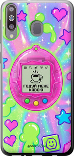 2D пластиковий чехол Y2K Aesthetic Retro Pet: Годуй мене кавою для Samsung Galaxy M30 - 6784t-1682 изображение 